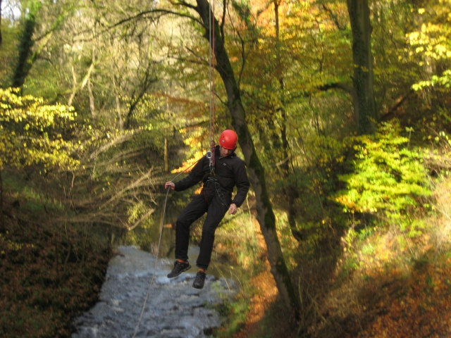  Abseiling in Derbyshire 