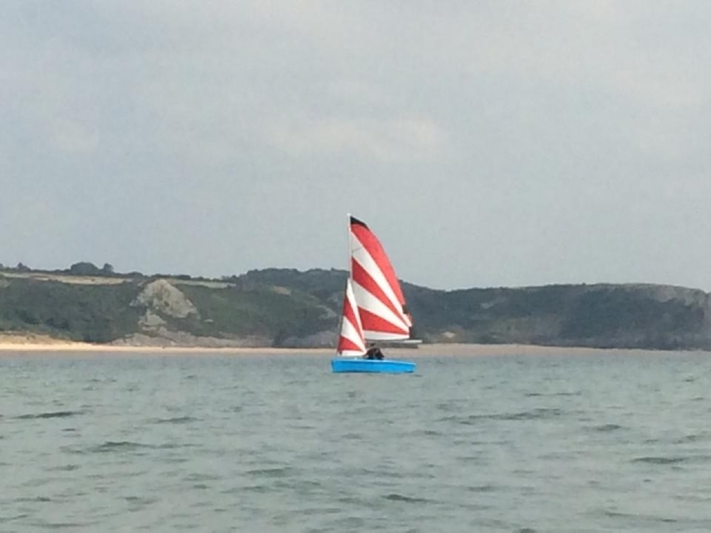 Belas águas de Oxwich Bay 