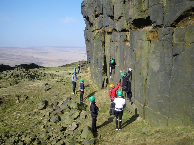 Exhilarating climb