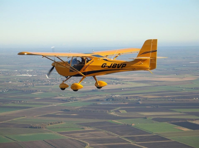 The aircraft in Cambridgeshire Microlight