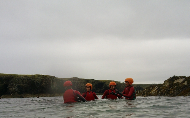 Coasteering with friends