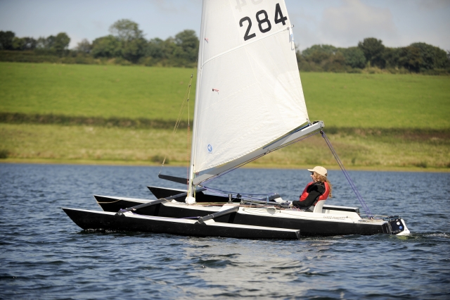  Sailing at Wimbleball with good wind 