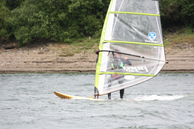  Confident windsurfer 