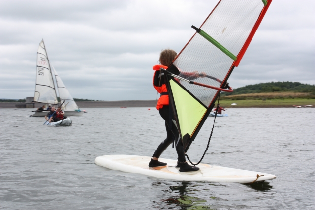 Balancing on the board