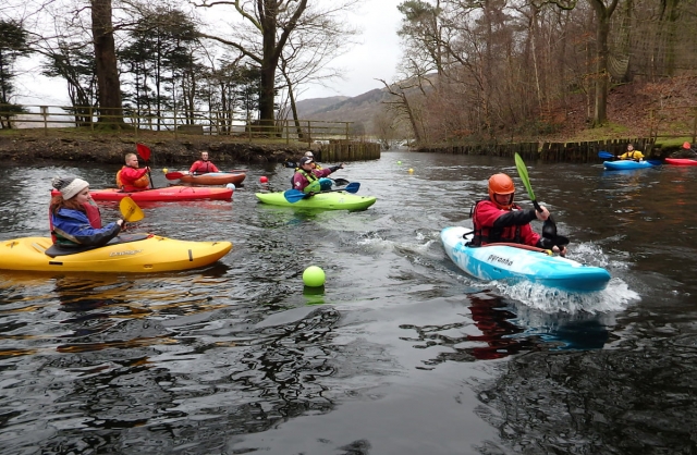  Kayaking con la familia