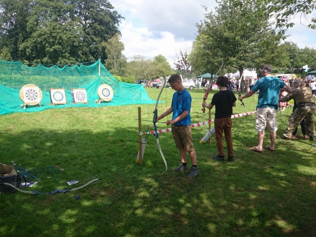 Outdoor archery range