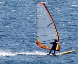 Déchirer la planche à voile 