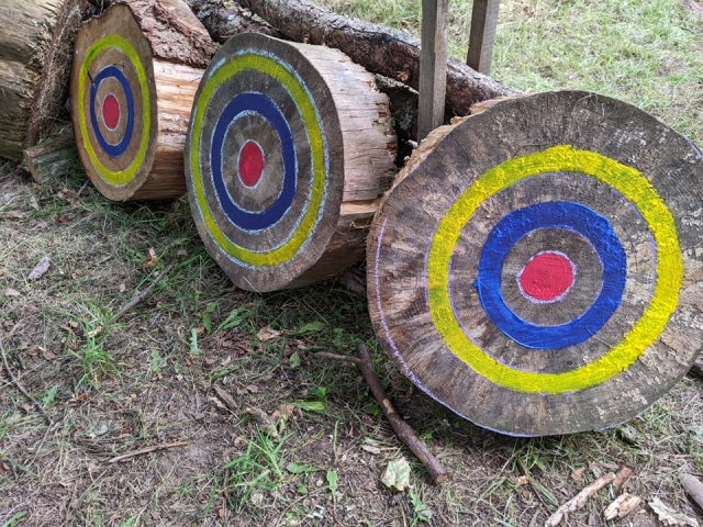 Have fun axe throwing