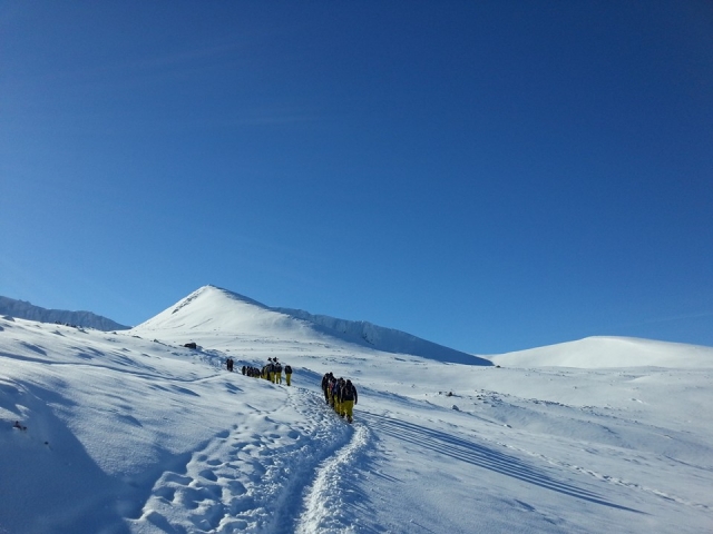 Snow during the trip