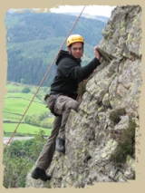 Crag climbing in the Lake District
