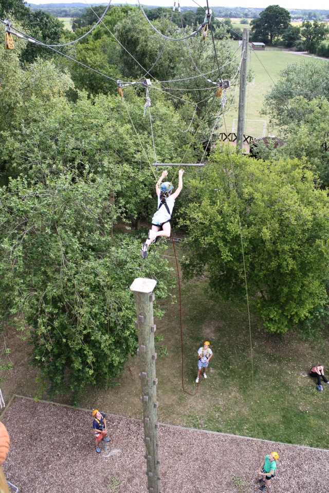 Our high ropes course