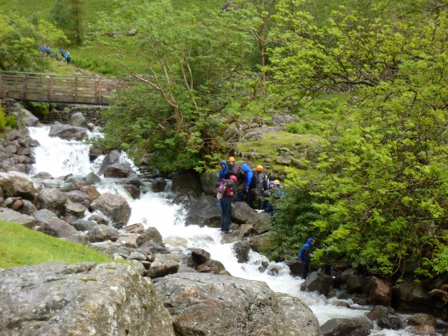 Passing across the stream
