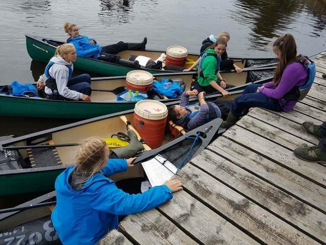 Canoeing with Life Adventure