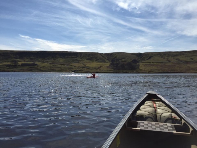 Facendo una sessione di kayak nello Yorkshire
