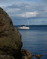 离开苏格兰海岸 