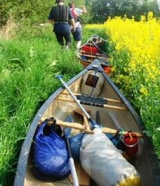 Leaving the canoes for a hike