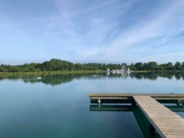  Venha e relaxe em nosso lago 