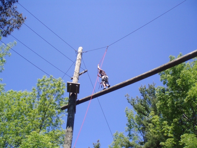  Low Ropes é divertido 