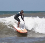 Paddleboarding surfing
