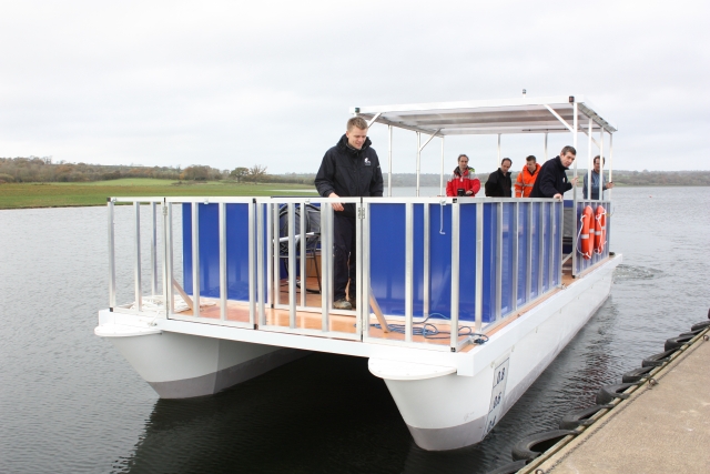 Solar powered ferry