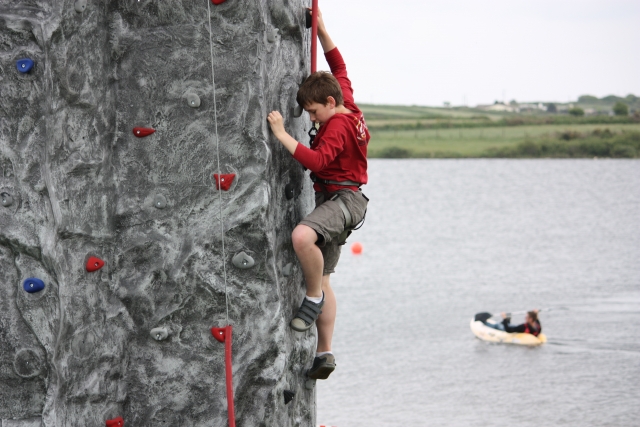  Mur d'escalade au lac Stithians 