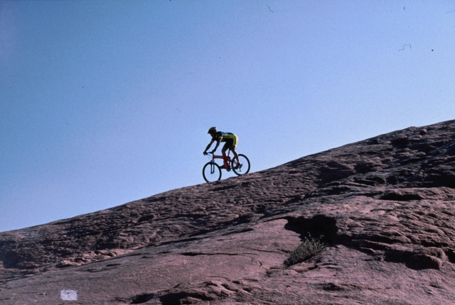 Rocky biking