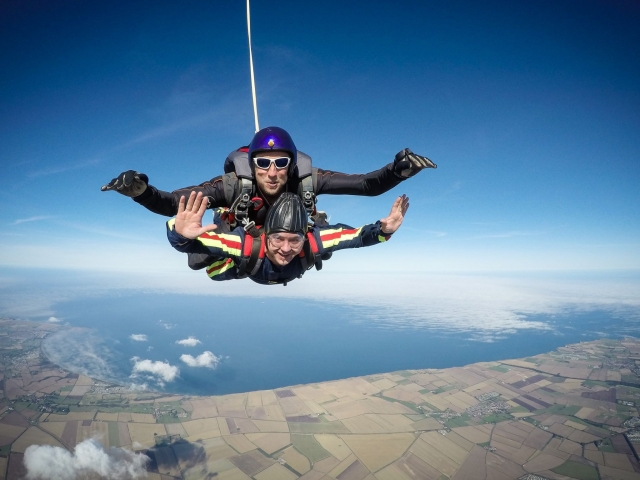 Parachutisme en tandem 
