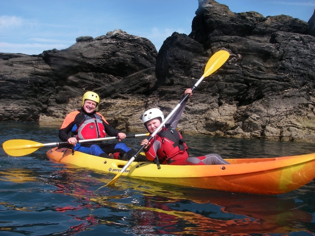 White water kayaking North Wales