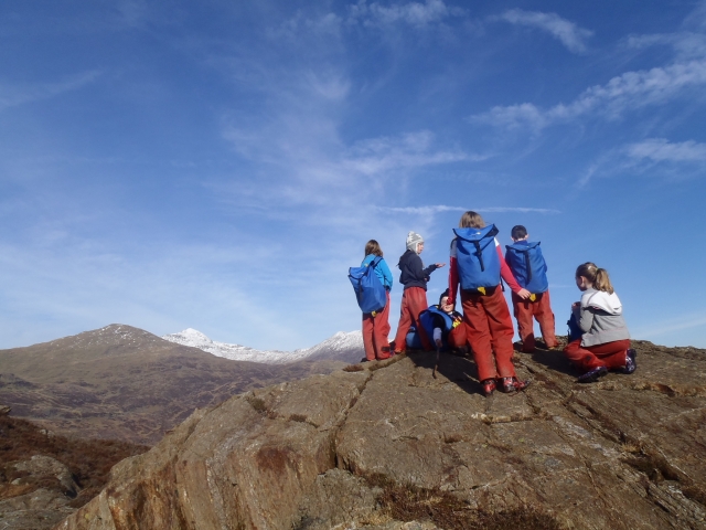 Primary school mountain day.