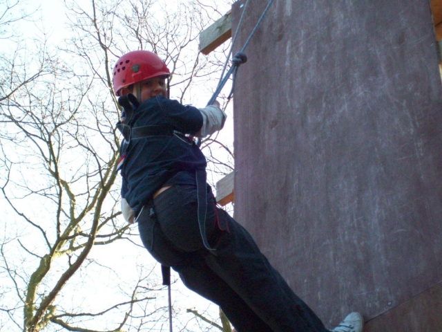 Escalade avec Belchamps Scout Activity Centre. 