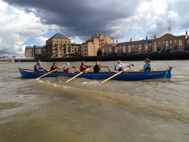 Rowing is fun.