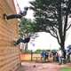 west runton abseiling wall.