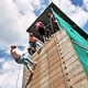 Have a go on the abseiling wall.