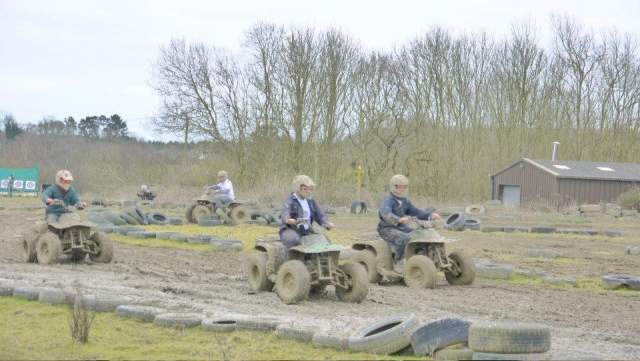  Eine großartige Quad-Strecke. 