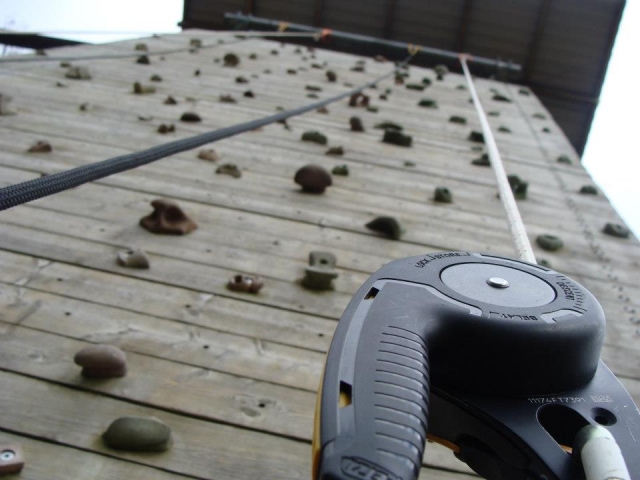 Abseiling is a fun activity to do.