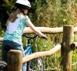 Biking with Rosliston Forestry Centre 