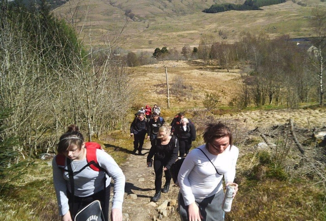 Hiking is a great activity.