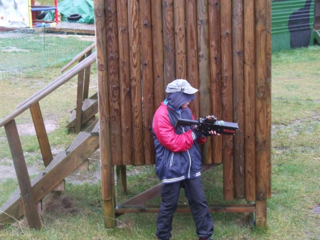 Laser games are fun for everyone.