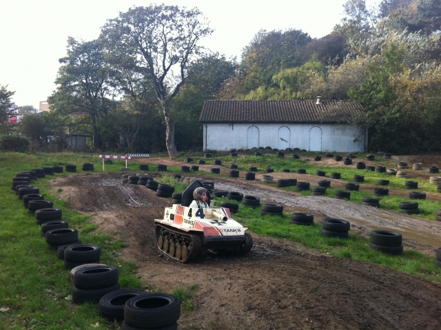 Have a go on the tanks.