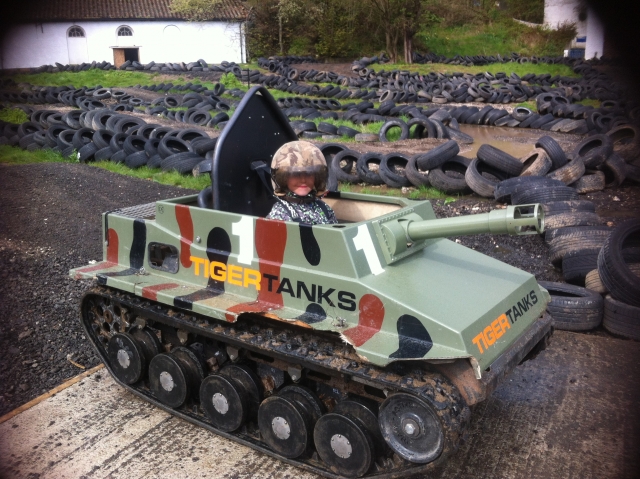 anyone over eight years old can drive our tanks