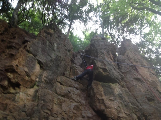  Escalada é uma ótima atividade a fazer. 