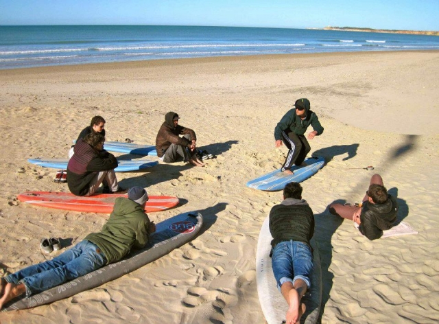 Learn how to surf.
