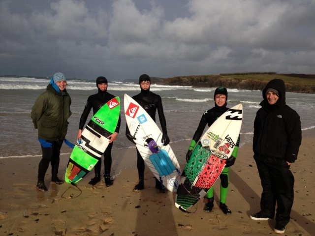 Surfing is fun.