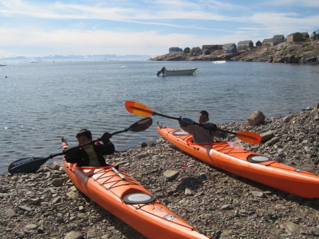  伟大的皮划艇探险。 