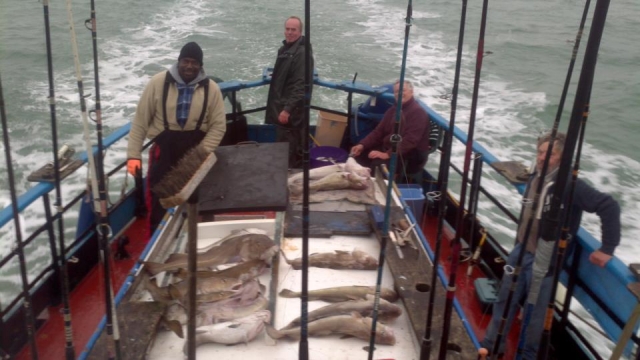  Fischerboote in Eastbourne 