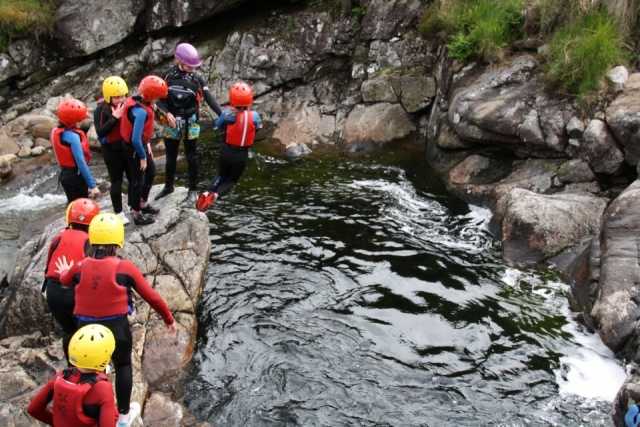  Canyoning sur l'île de Harris. 