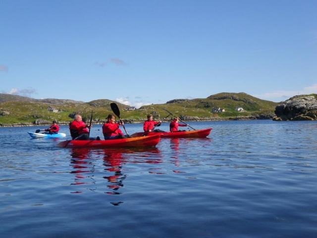  Kayak sur l'île de Harris. 