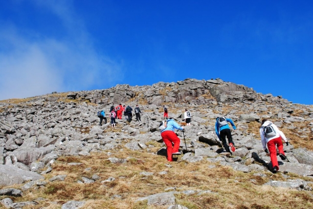  la randonnée est très amusante. 