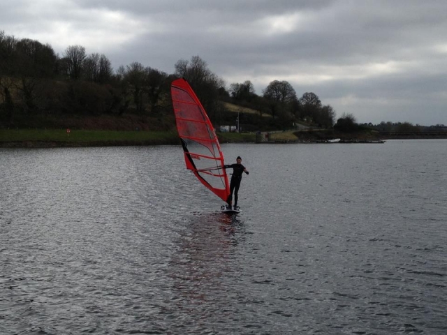 Windsurfing is a great activity.