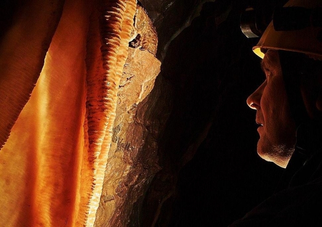 Caving is so much fun.